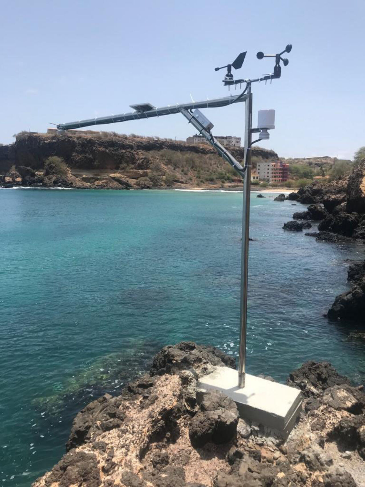 Weather station in Cape Verde