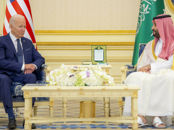 President Biden and Crown Prince Mohammed bin Salman