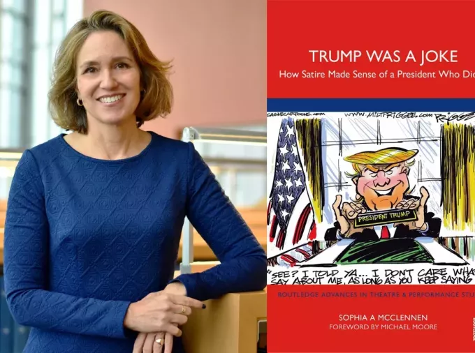 Sophia McClennen and her new book Trump was a Joke